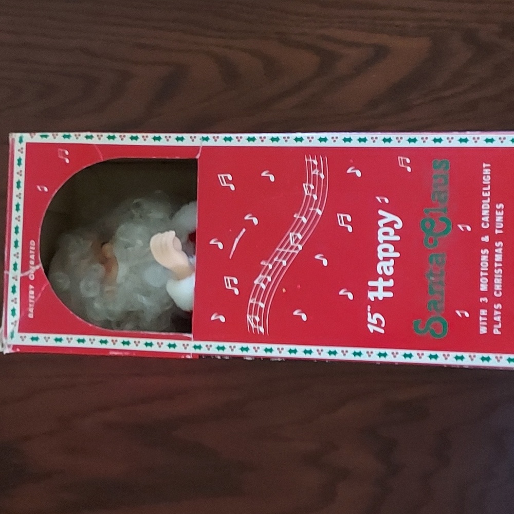 vintage animated Santa